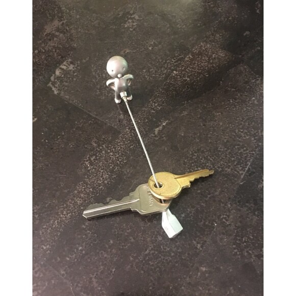 Tallywhacker Metal Man Figure Keychain - Novelty Item Funny - Picture 2 of 4